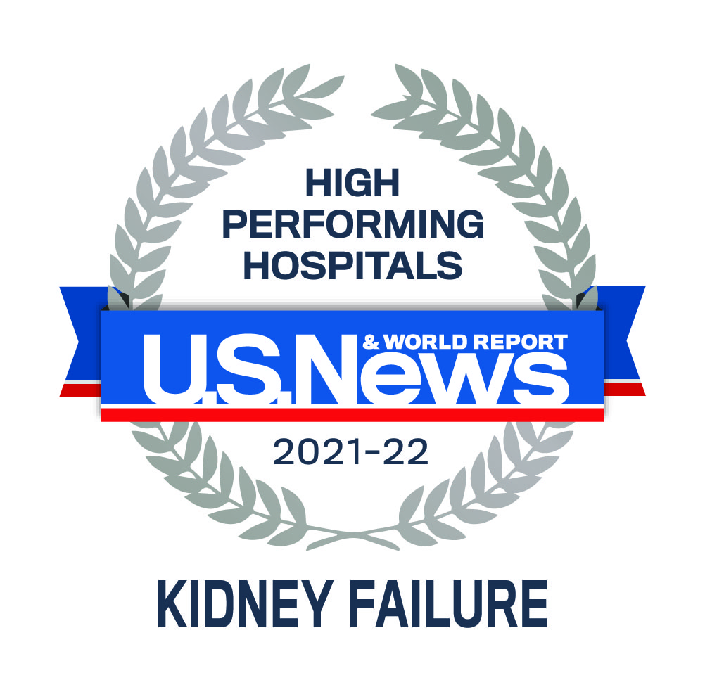 US News 2021 to 2022 Kidney Failure
