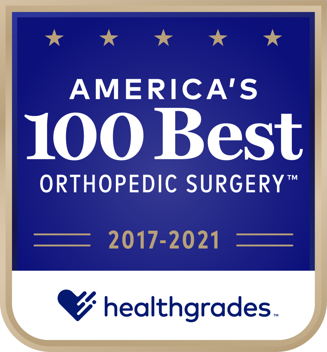 America's 100 Best Orthopedic Surgery 2017 to 2021