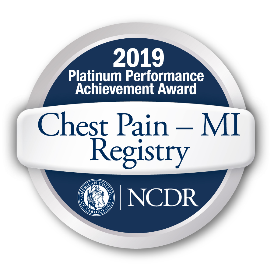 2019 Platinum Performance Achievement Award Chest Pain