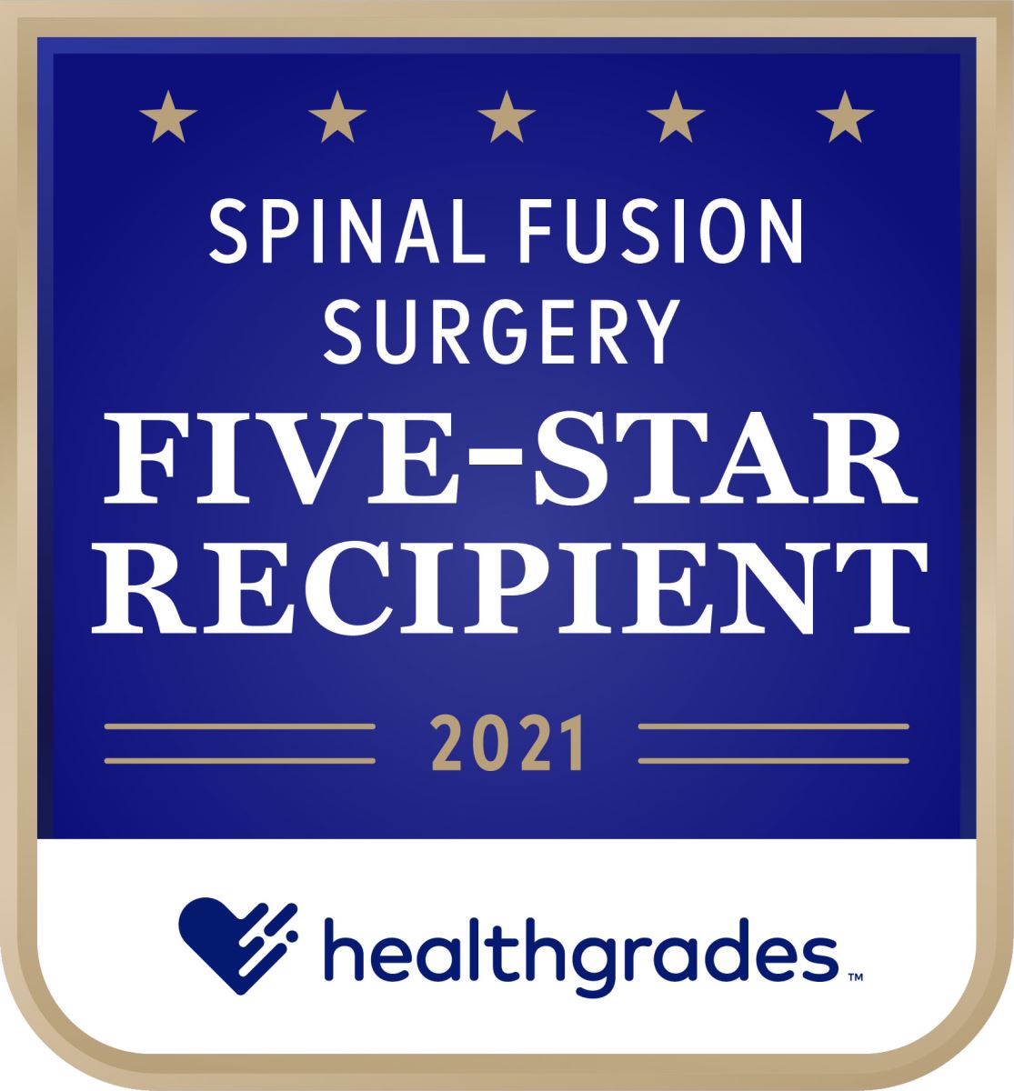Spinal Fusion Surgery Five-Star Recipient 2021