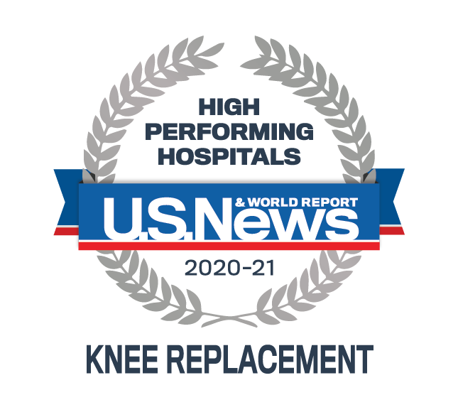 US News Knee Replacement Award 2020 to 2021