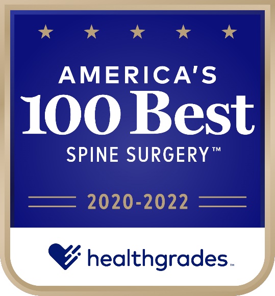 America's 100 Best Spine Surgery 2020 to 2022