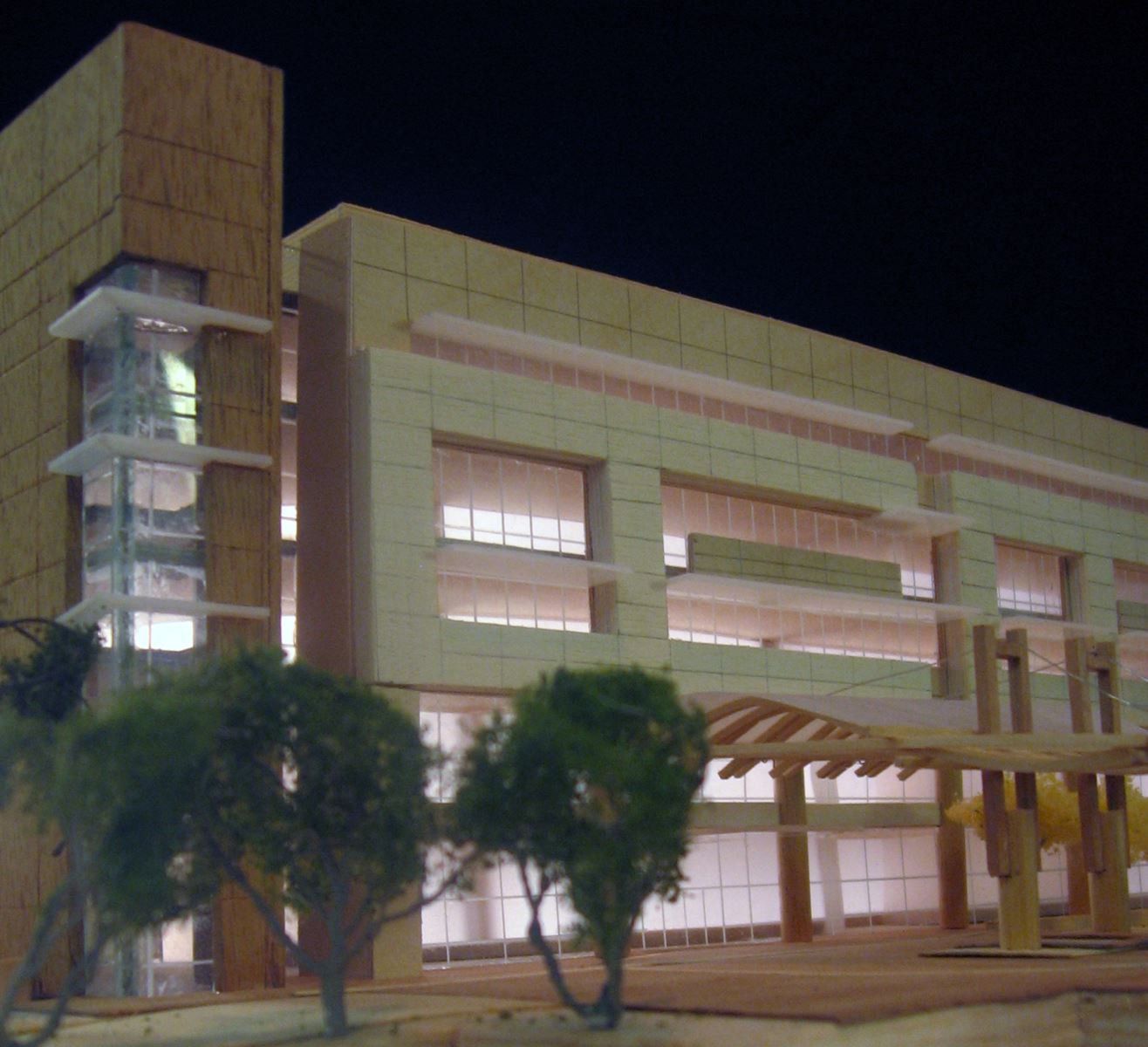 Palomar Medical Center in Poway at Night