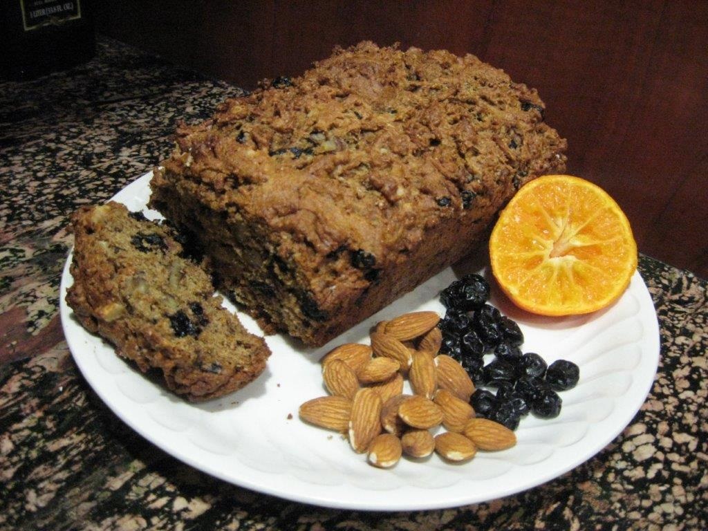 Blueberry Almond Orange Bread