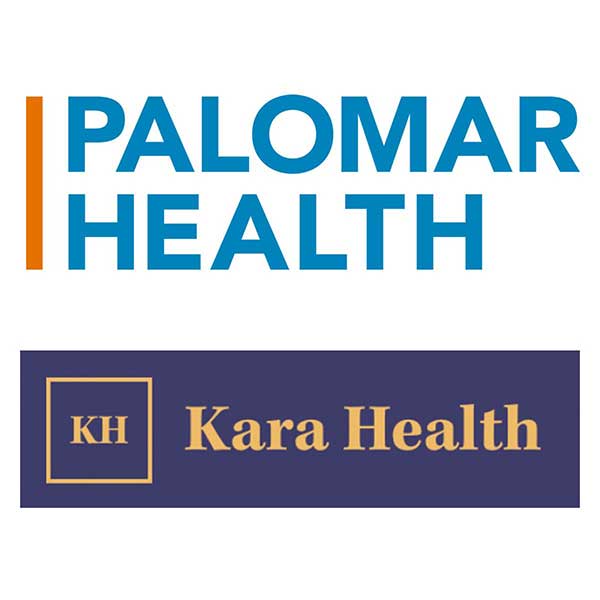 Palomar Health and Kara Health Partner Logo